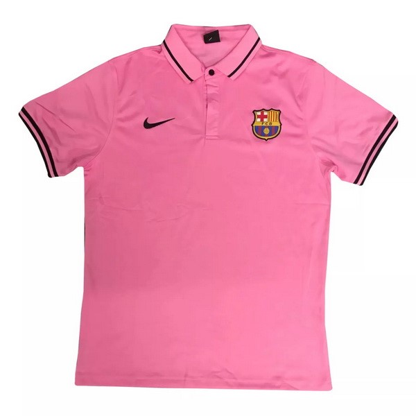 Polo Barcelona 2020-21 Pink Schwarz Fussballtrikots Günstig